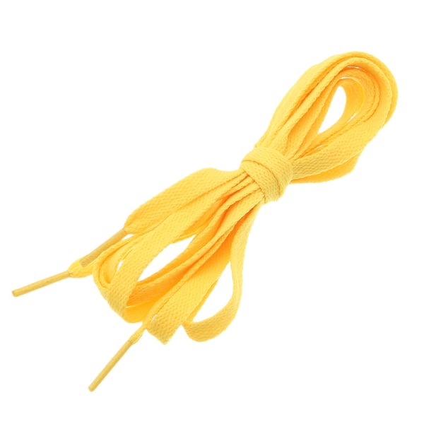 Kengännauhat - Keltaiset - Litteät [120 cm] Yellow one size