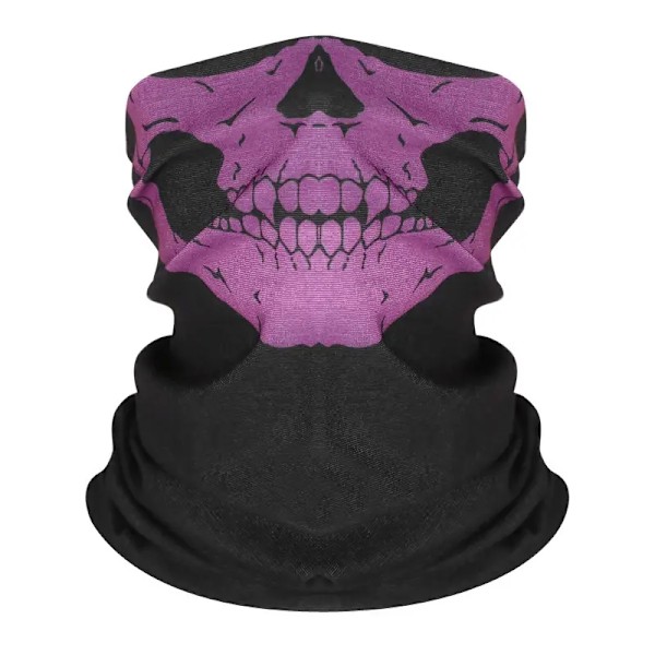 Kallopäämask - Pinkki - Huiv - Bandana - Kaulaliina - Hiihtosuoja Raspberry one size