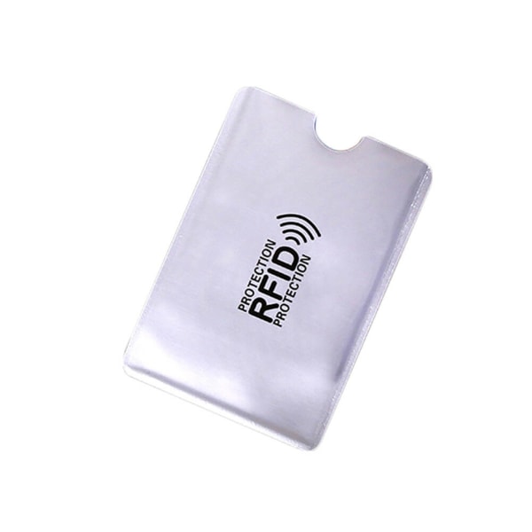 RFID beskyttelse - 4 stk - Kortholder - Kortetui Silver