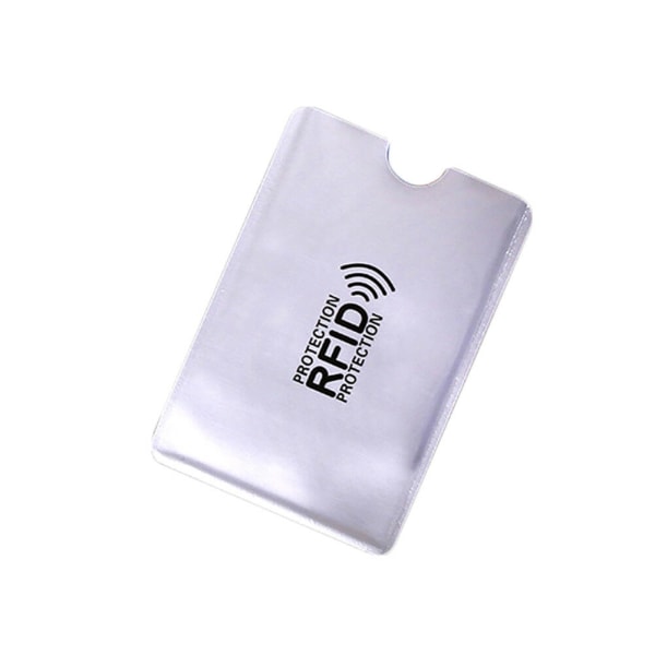 RFID-beskyttelse - 4 stk. - Kortholder - Kortetui Silver