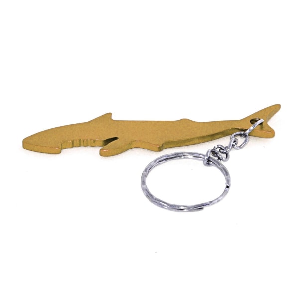 Nøkkelring - Flaskeåpner - Shark - Gul Yellow