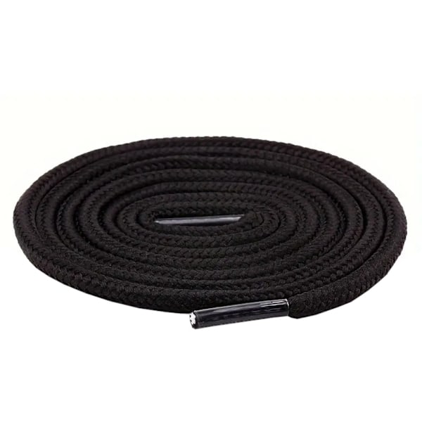 Snørebånd - Runde [160 cm] - Flere farvevalg Black one size