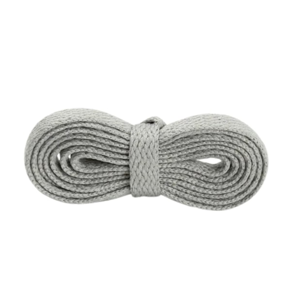 Snørebånd - Flade [100 cm] - Lysegrå Light grey one size