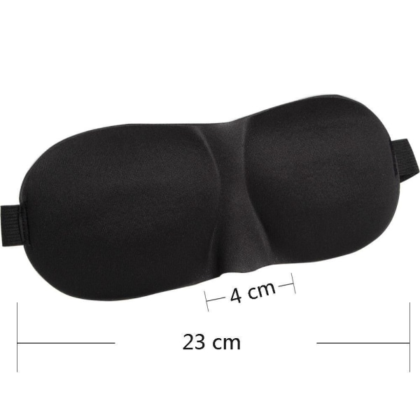 Sovmask med format skum - Flera färgval Svart one size