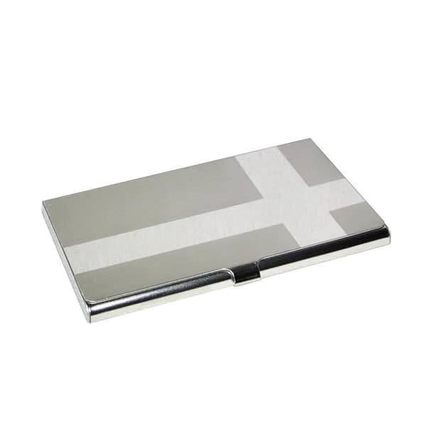 Robust kortholder - Kryss - Lommebok Clean steel