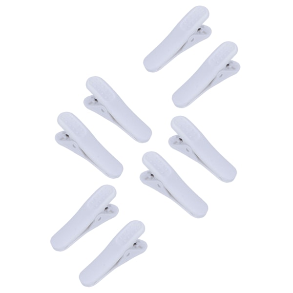Kabelholder for hodetelefoner - klips for hodetelefoner - 8-pakning - Hvit [Stor] White