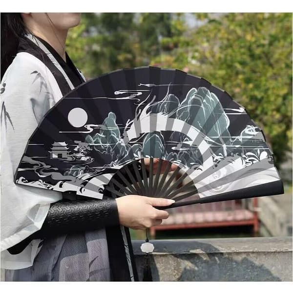 Suuri musta tuuletin kotelolla [30cm] - M02 - Drake Black