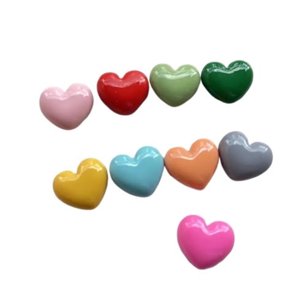 Jääkaappimagneetti - Sydämet - Neodyymi - 9 kpl Multicolor