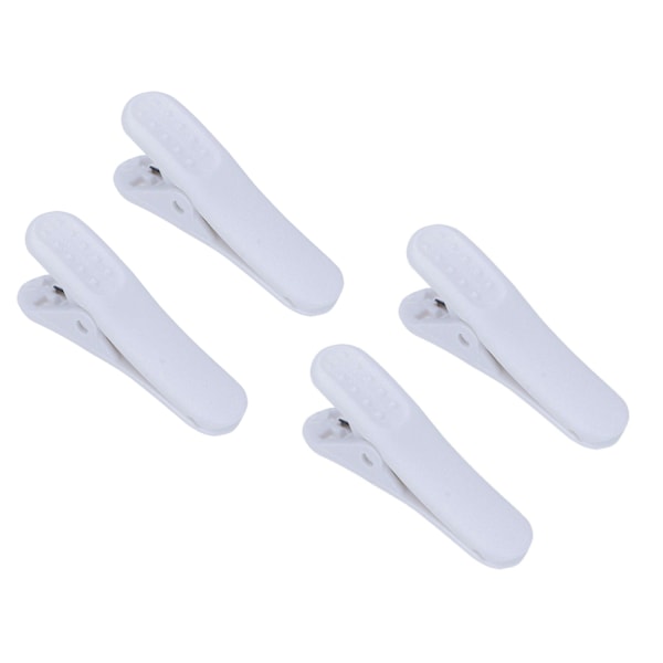 Hållare till hörlurssladd - hörlursklämma - 4-pack - Vit [Large] White 4 st Vit (4L)