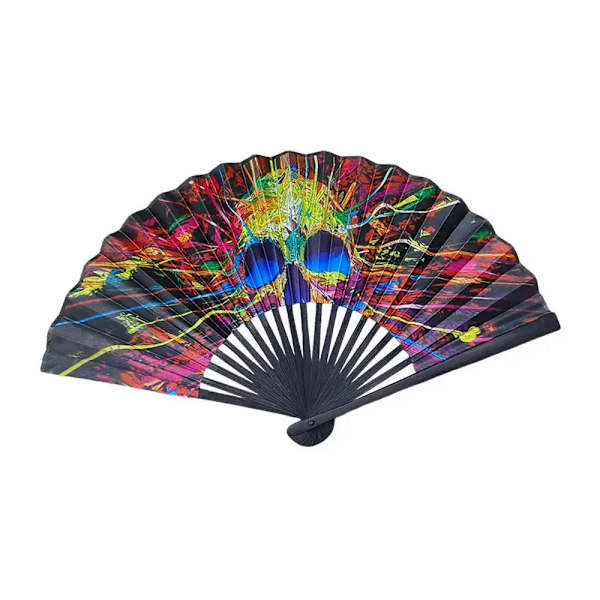 Vifte - Medium 23 cm - M05 - Hodeskalle Multicolor
