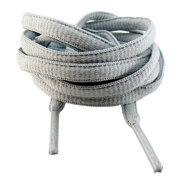 Snørebånd - Grå - Oval [130 cm] Grey one size
