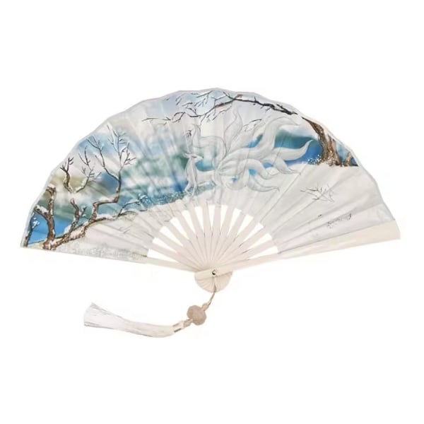 Vifte - Stor 27 cm - M26 - 9-halet - Vinterlandskab White