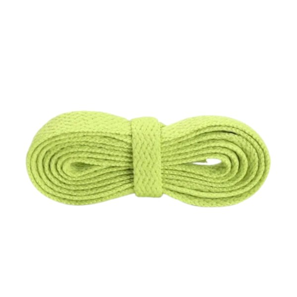 Kengännauhat - Litteät [100 cm] - Vaaleanvihreät Light green one size
