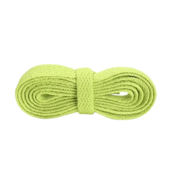 Snørebånd - Flade [100 cm] - Lysegrønne Light green one size