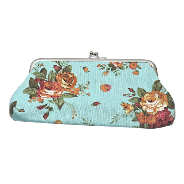 Blå blomster - Veske [Stor] Blue one size