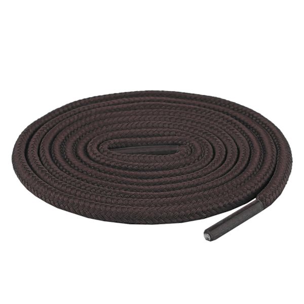 Snørebånd - Runde [160 cm] - Mørkebrune Dark brown one size