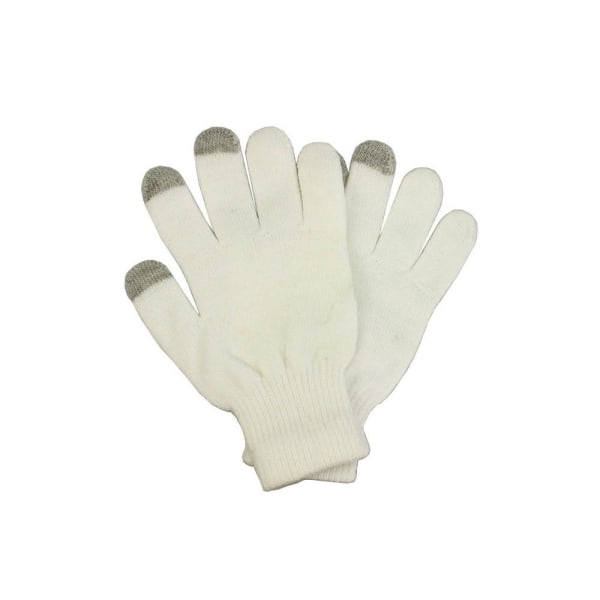 Älypuhelinhanskat - Valkoinen - Touch Glove - Käsineet White one size