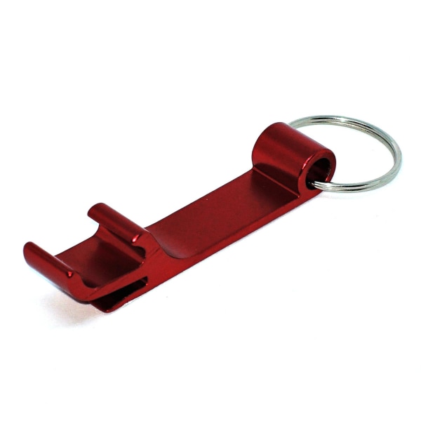 Nøglering - Flaskeåbner - Standard - Rød Red