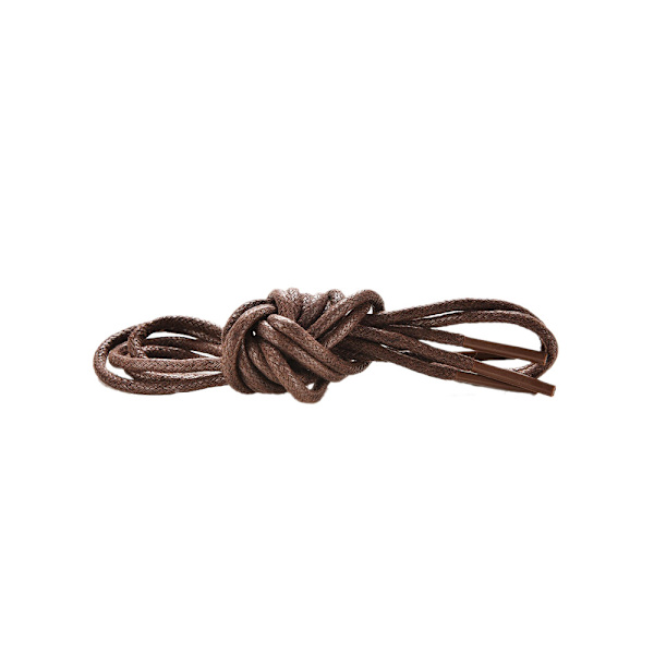 Skosnören - Brun - Rund vaxad [80 cm] Brun one size