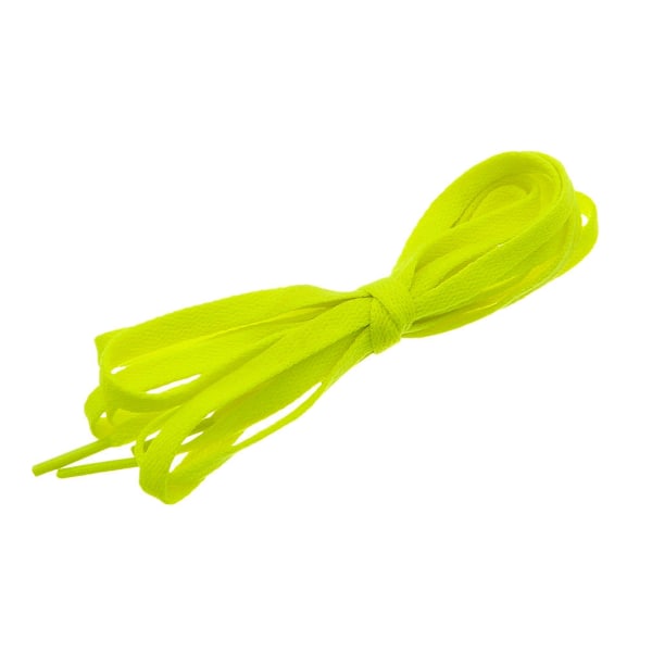 Snørebånd - Neongul - Flade [140 cm] Green yellow