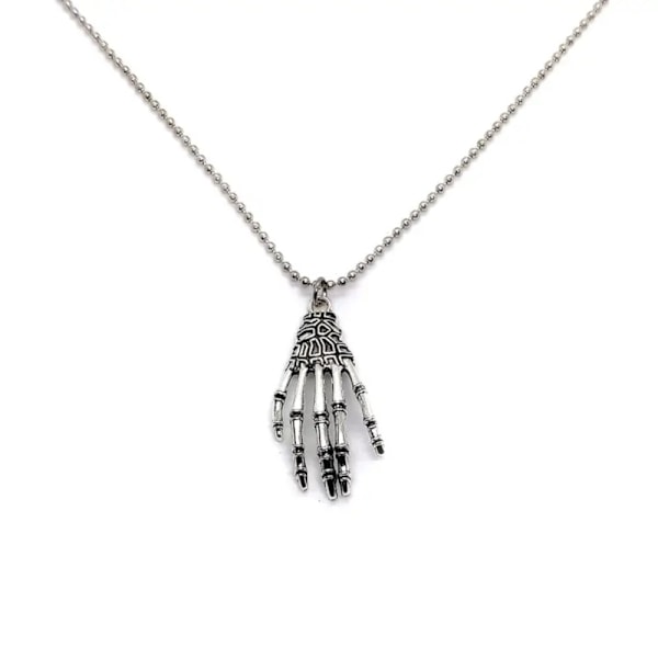Kaulakoru - Luurankokäsi - 60 cm kaulakoru Silver