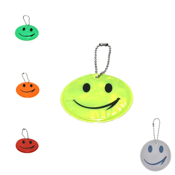 Refleks - Smiley - Flere fargevalg Yellow Gul