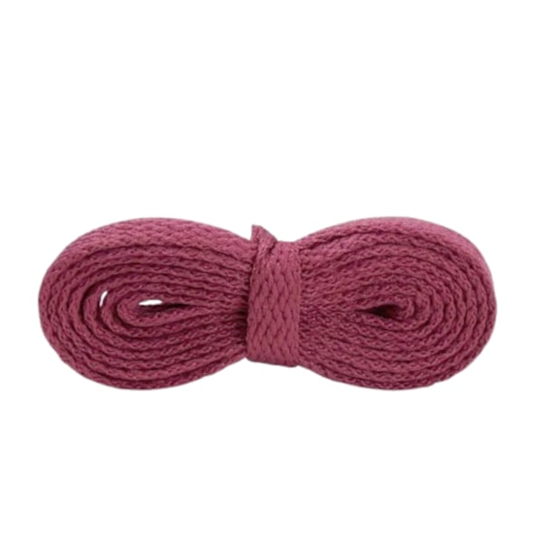 Snørebånd - Flade [100 cm] - Flere farvevalg Raspberry one size