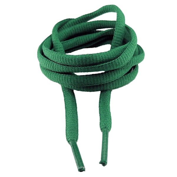 Kengännauhat - Tummanvihreät - Soikeat [130 cm] Dark green one size