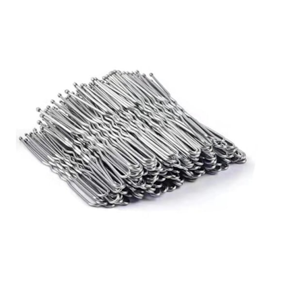 Hårnål - U-formad - Silver - 10 st Silver