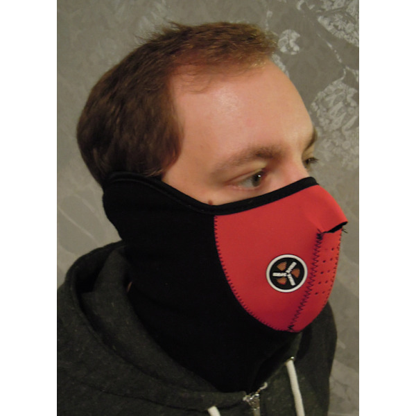 Röd cykelmask - Skidmask - Ansiktsmask - MC-mask - Ninjamask Röd one size