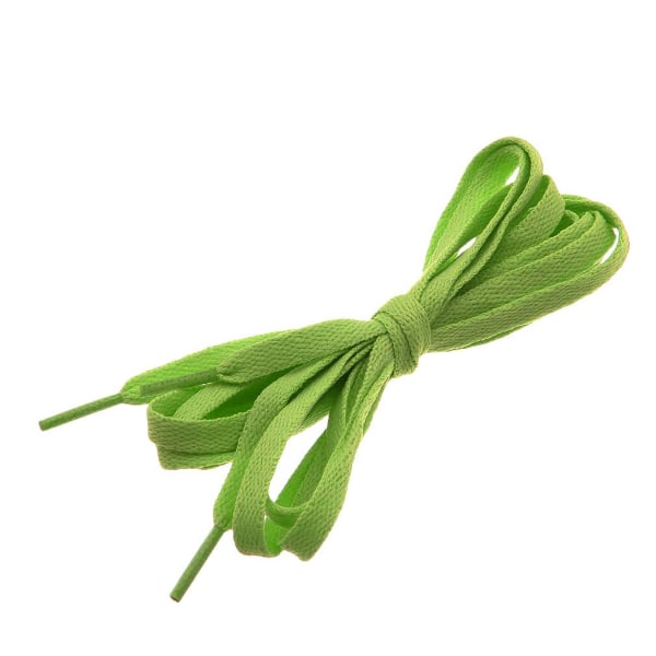 Kengännauhat - Avocadonvihreä - Litteät [120 cm] Green one size