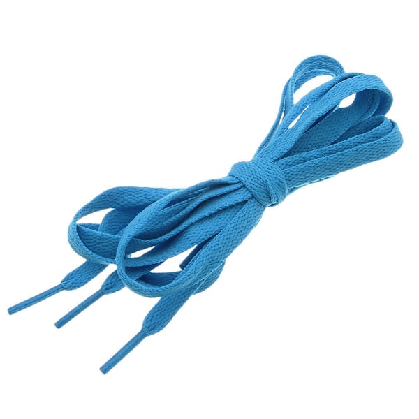 Snørebånd - Turkis - Flade [160 cm] Turquoise one size