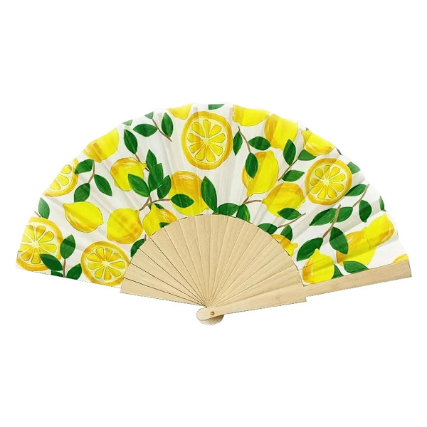 Vifte - Mellem 23cm - Citron Yellow