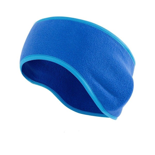 Pandebånd - Fleece - Blå Blue one size