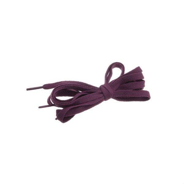 Kengännauhat - Tummanvioletti - Litteät [120 cm] Dark purple one size