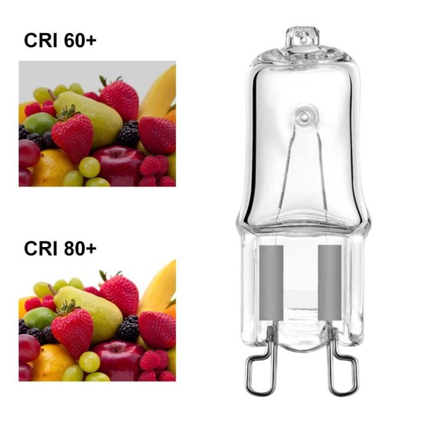 Halogen G9 40W dimbare pærer, 2-pinners sokkel, 10-pakning