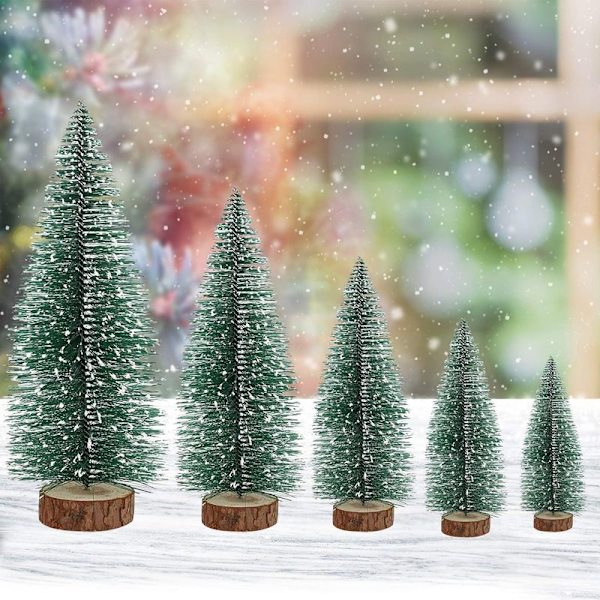 Liten julgran Alla hjärtans dag dekoration 5-delad mini julgran