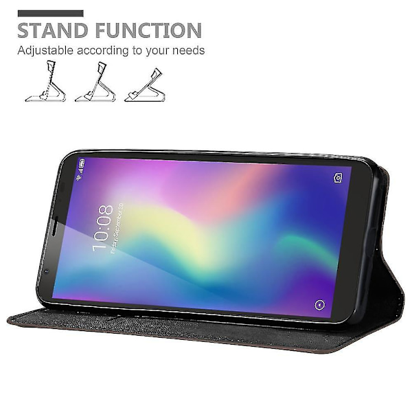 Zte Blade A5 2019 Fodral Cover - Med Stativ Och Kortplats