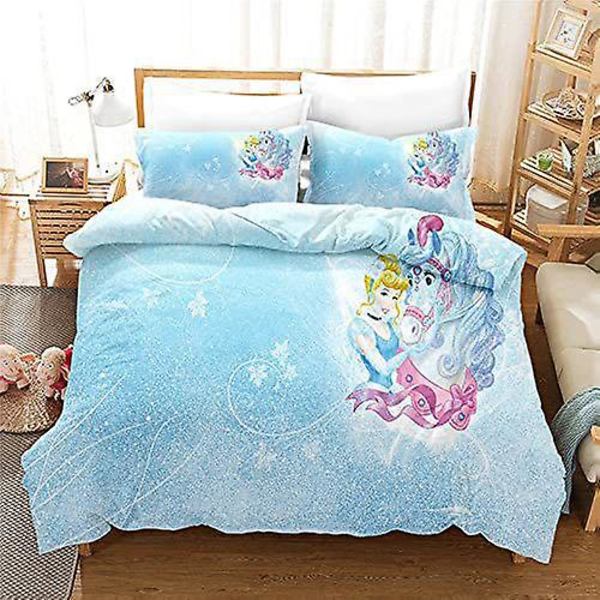 Bp12359# Sänkysetti Prinsessasarja Koko Kolmiosainen Peitto