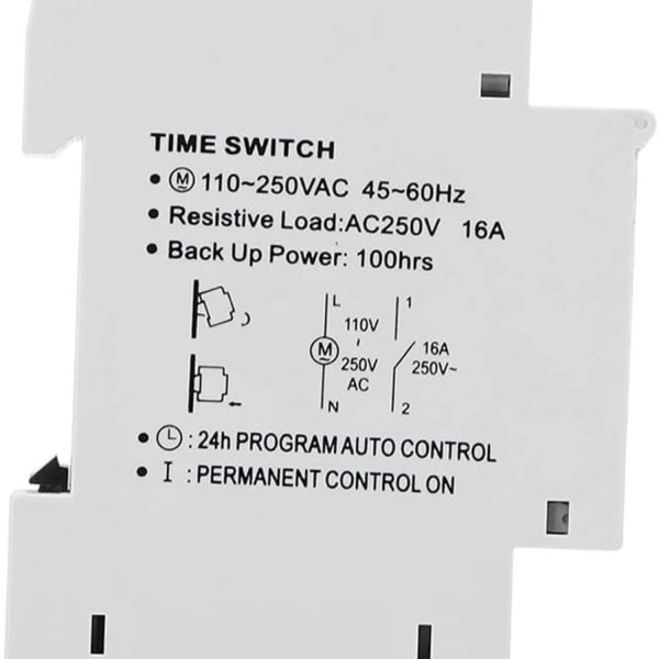 Timer Switch Lys Switch Timer High Precision 1p Rail Smart Timer Switch til S