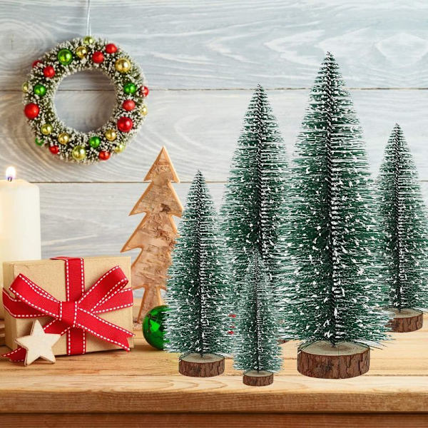 Liten julgran Alla hjärtans dag dekoration 5-delad mini julgran