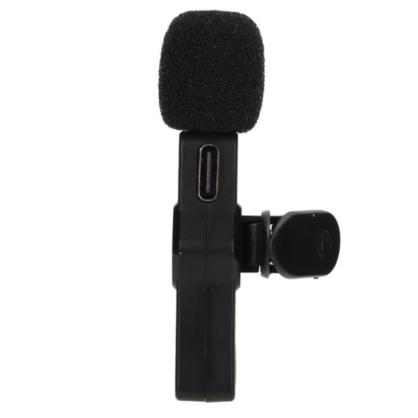 Trådløs lavalier-mikrofon, plug and play, genopladelig