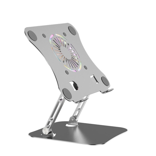Laptop-stand i aluminiumlegering: løftelig, foldbar, roterbar og varmeafledende