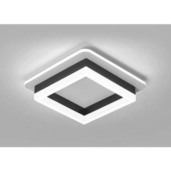 24W LED-taklampe, akryl taklampe, moderne LED-taklampe for stue, soverom, kjøkken, gang 6000K (kaldt hvitt lys)
