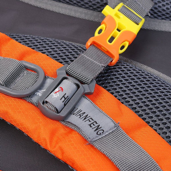 Wanderrucksack Herrer Damer Trekkingryggsekker med Regnhylle Stor Kapasitet Lei