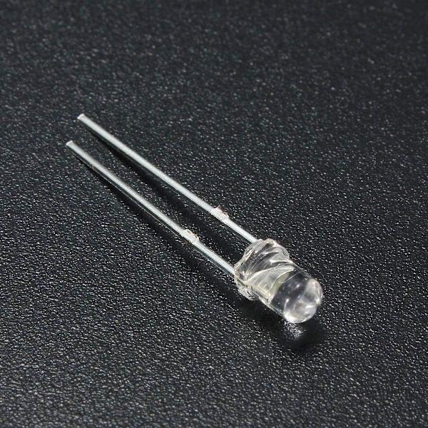 500 stk. 3mm LED-lys Hvid Gul Rød Blå Grøn DIY Diode Assorteret