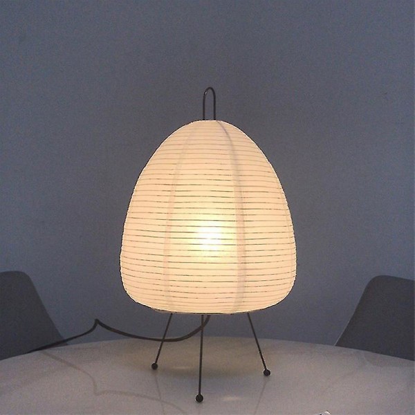 Japansk rispapperslykta LED bordslampa vardagsrum sovrum säng studie hotell homestay konst kreativ inredning stativ golvlampa