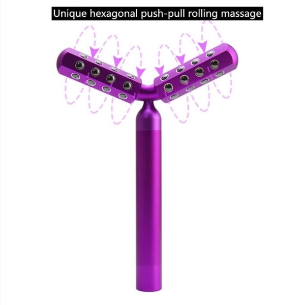 Ansiktsmassagerulle, Germanium ansikte Y-typ rullmassager ansiktsmassager rynka