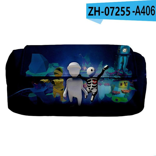 Game Human: Fall Flat pennfodral barnens pennfodral 'X' hud pennfodral för spelfans