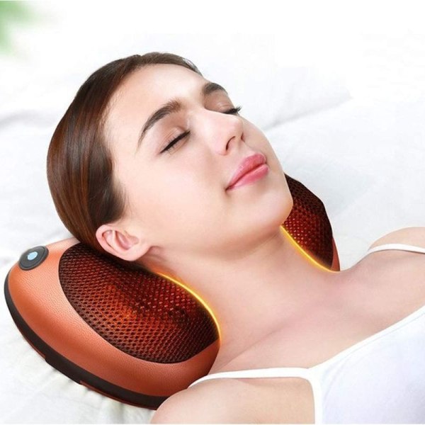 Massager Shiatsu 3D massagekudde med värmefunktion Elektrisk nackmassager